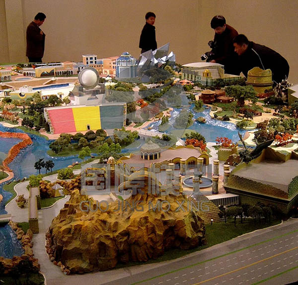 阿尔山市场景模型